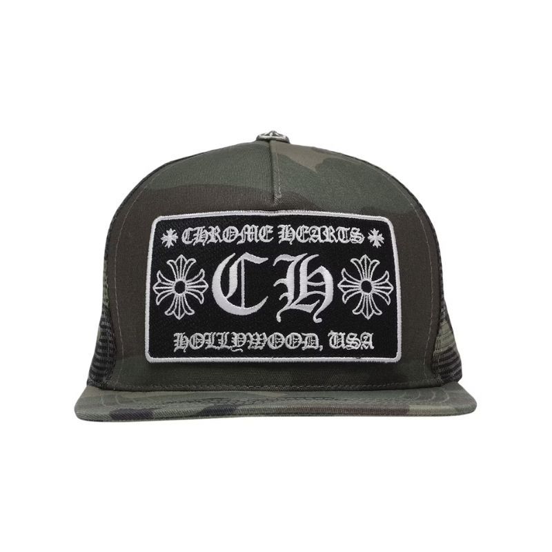 Full Fit — Essentials × Chrome Hearts (Grey Camo / Black)