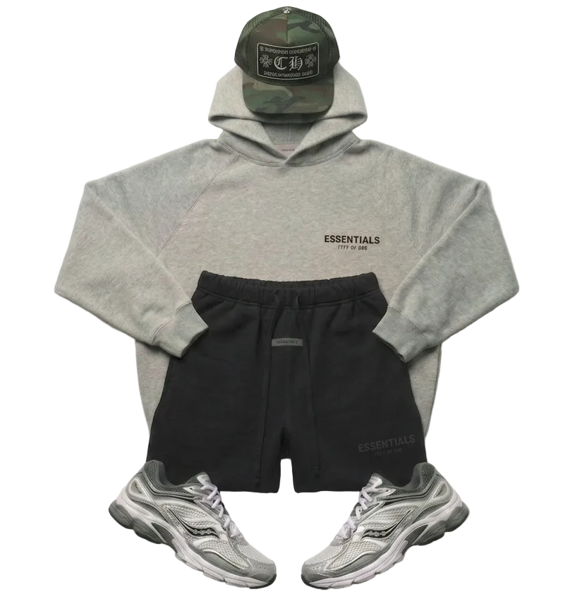 Look Complet Essentials x Chrome Hearts — Gris Camo Noir