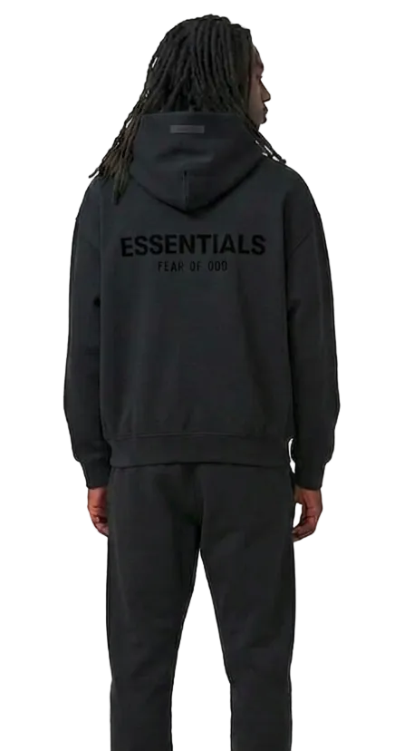 Essentials Tracksuit — Black (Hoodie + Jogger)